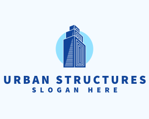 Building Structure Realty logo design