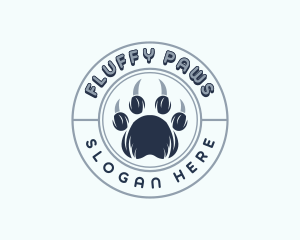 Wildlife Vet Paw logo design