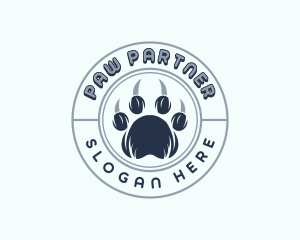 Wildlife Vet Paw logo design