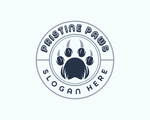 Wildlife Vet Paw logo design