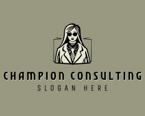 Business Woman Leader logo