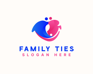 Family Heart Love logo design