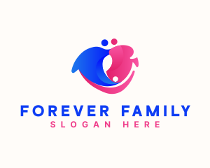 Family Heart Love logo design