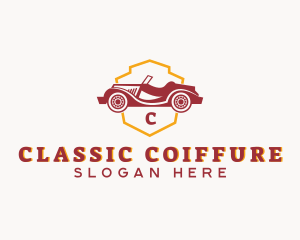 Retro Car Vehicle  logo design