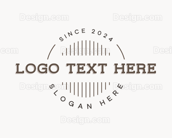 Generic Hipster Business Logo