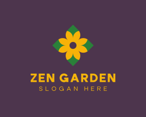 Daisy Flower Spa logo design