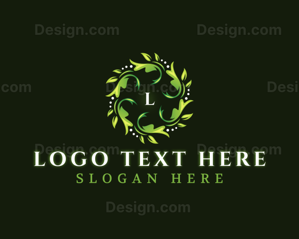 Natural Leaf Herb Logo