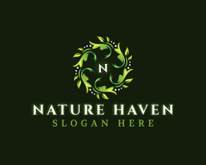 Natural Leaf Herb logo design