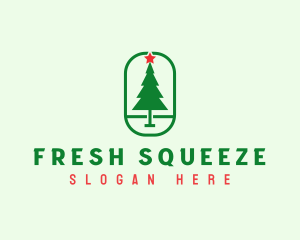 Christmas Tree Xmas logo design