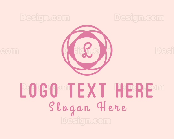 Feminine Floral Fashion Boutique Logo