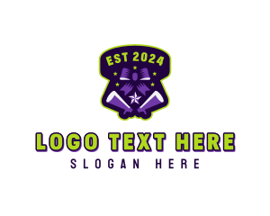 Cheerleading Ribbon Squad logo