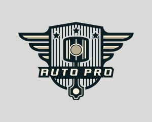 Piston Automotive Shield  logo
