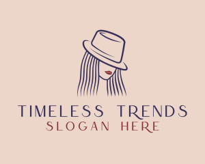 Feminine Fashion Hat logo
