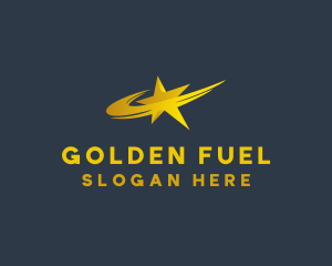 Golden Star Swoosh logo design