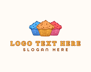 Cupcake Sweet Dessert logo