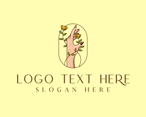 Floral Hand Beauty logo