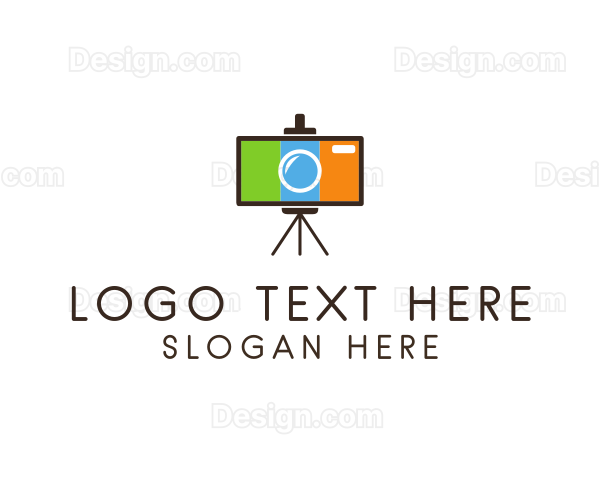 Tripod Camera Photography Logo