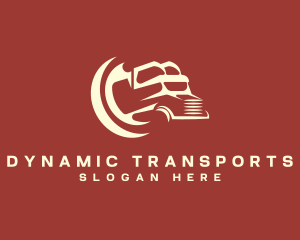 Logistics Truck Haulage logo design