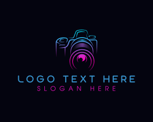 Camera Photographer Lens logo design