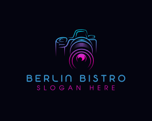 Camera Photographer Lens logo design