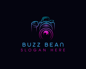 Camera Photographer Lens logo design