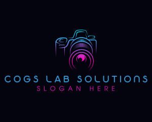 Camera Photographer Lens logo design