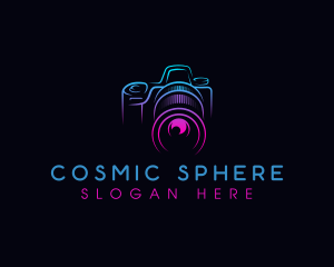 Camera Photographer Lens logo design