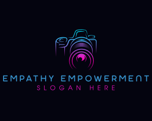 Camera Photographer Lens logo design