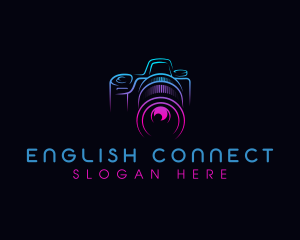 Camera Photographer Lens logo design