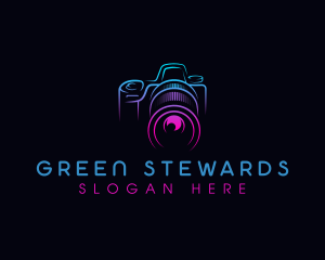 Camera Photographer Lens logo design