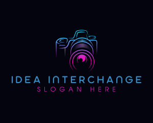 Camera Photographer Lens logo design