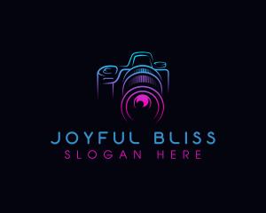 Camera Photographer Lens logo design