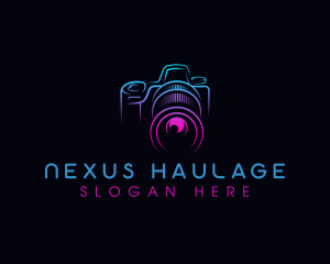 Camera Photographer Lens logo design