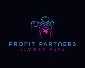 Camera Photographer Lens logo design