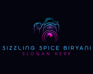 Camera Photographer Lens logo design