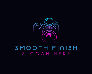 Camera Photographer Lens logo design