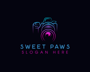 Camera Photographer Lens logo design