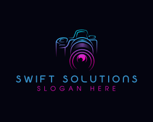 Camera Photographer Lens logo design