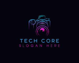 Camera Photographer Lens logo design