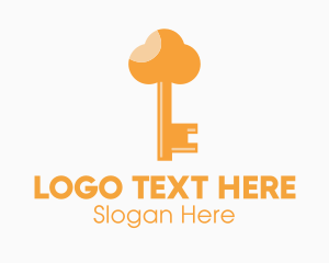 Orange Cloud Key Logo