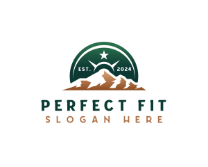 Barbell Mountain Fitness logo design