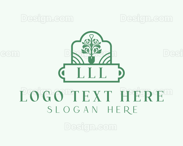 Shovel Plant Landscaping Logo