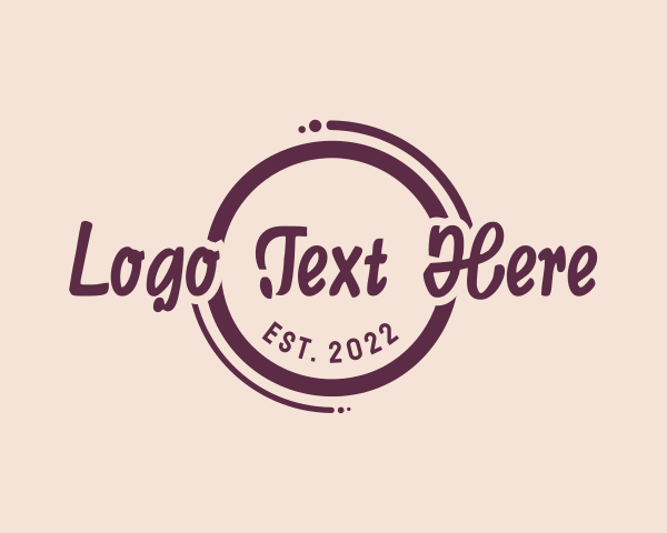 Wordmark logo example 3