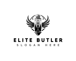 Butler Barbershop Wings logo design