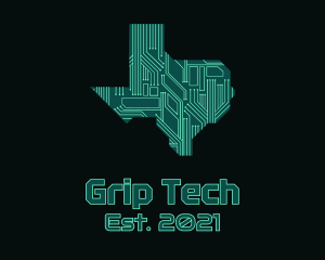 Texas Circuit Tech logo design