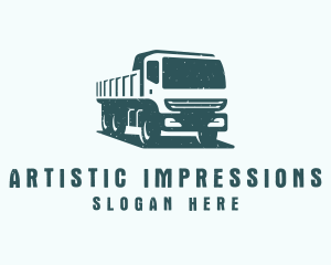 Mining Transport Truck  logo design