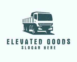 Mining Transport Truck  logo design