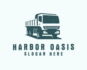 Mining Transport Truck  logo design