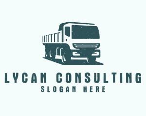 Mining Transport Truck  logo design