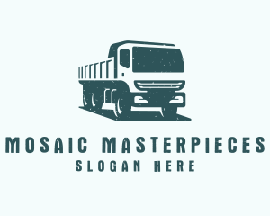 Mining Transport Truck  logo design